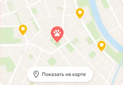Карта совпадений рядом